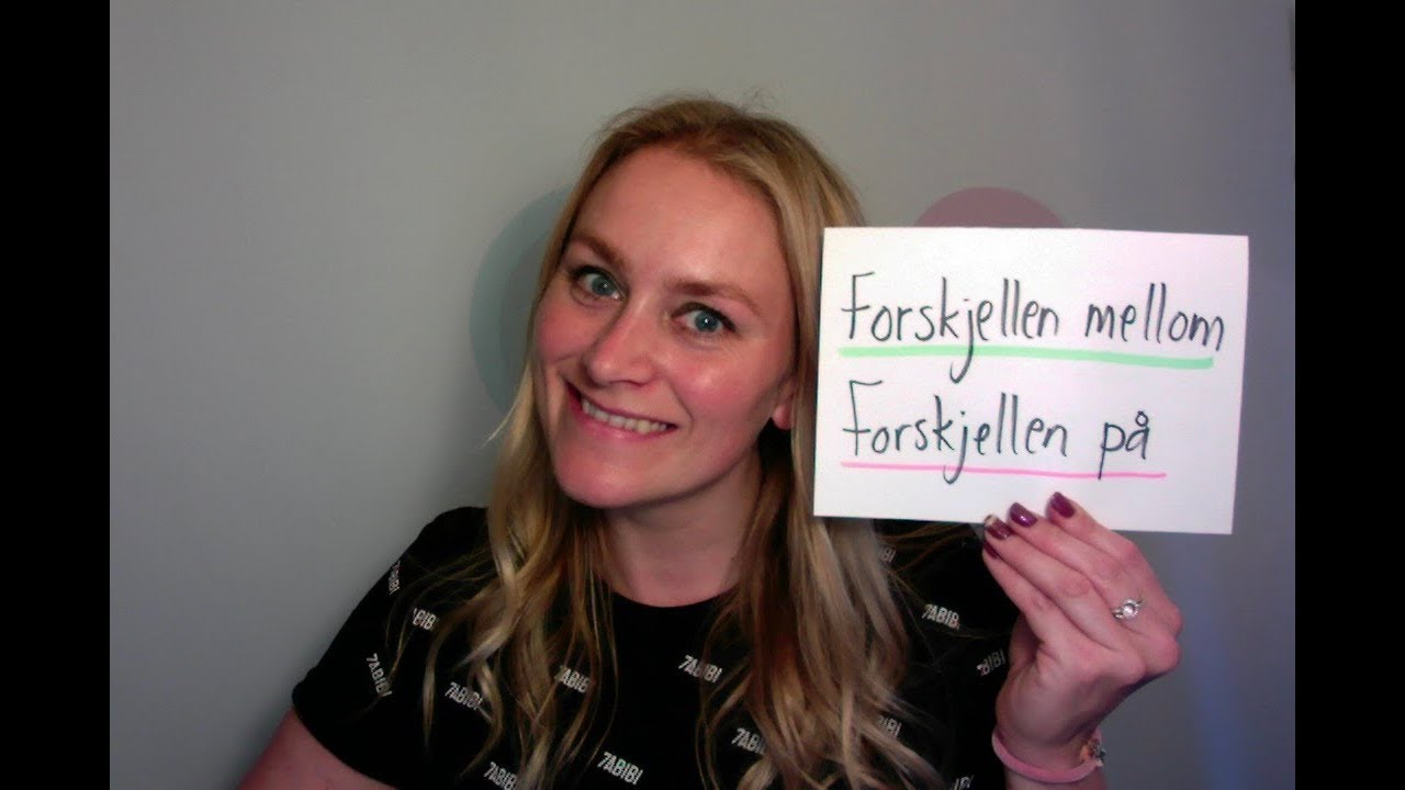 Video 559 Forskjellen mellom / forskjell p&aring;