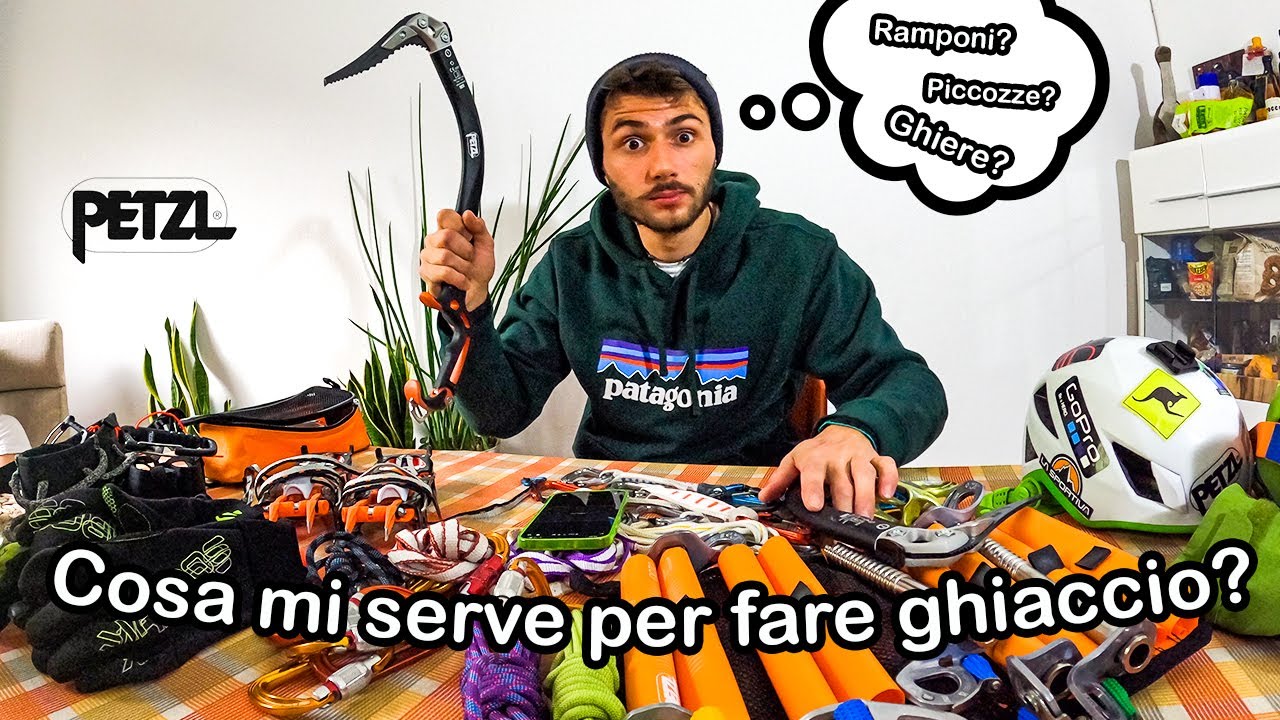 Attrezzatura da ghiaccio e alpinismo - Cosa avere per le uscite su ghiaccio 🛠️🏔️