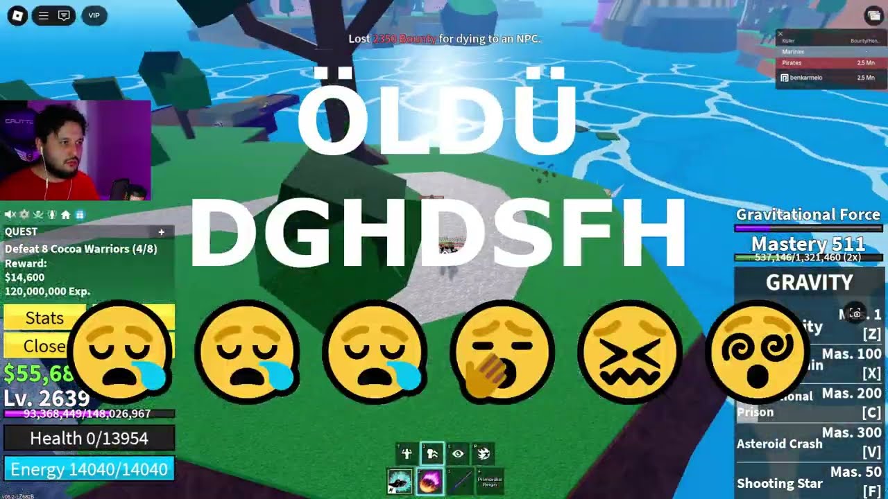 GRAVITY FRUIT - Roblox Blox Fruits T&uuml;rk&ccedil;e