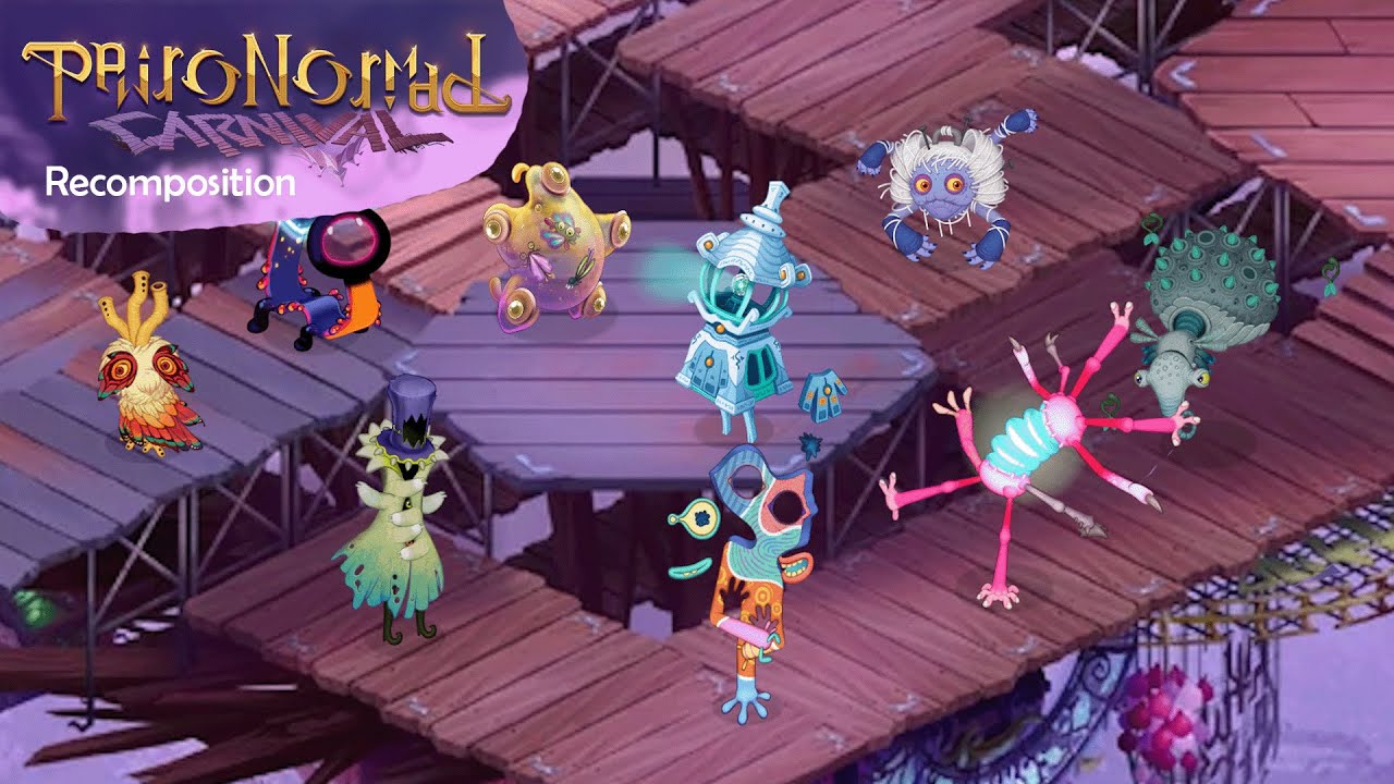 Major Paironormal Carnival Wave 3 Recomposition (with animation) My Singing Monsters