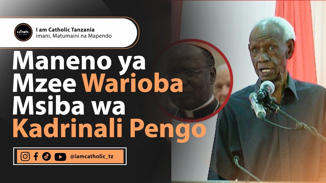 Maneno ya Mzee Warioba Kifo cha Kadrinali Pengo.