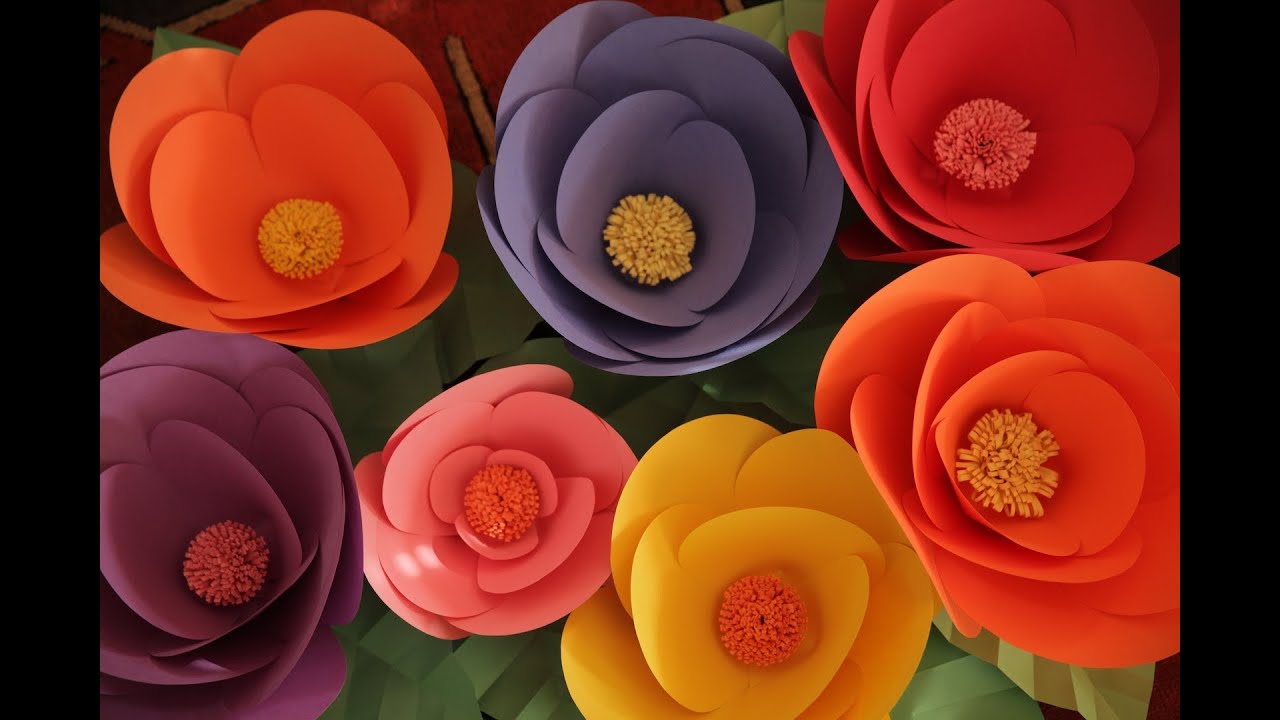 DIY Giant Paper Flowers