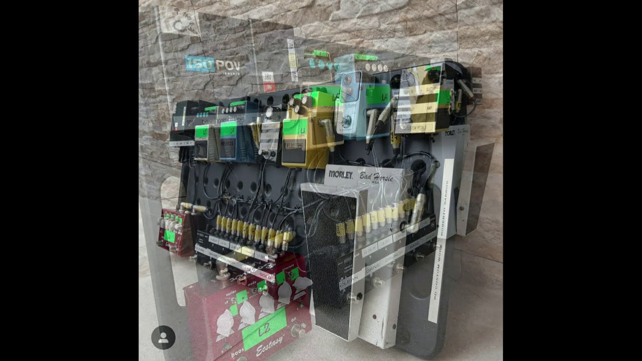 PEDALBOARD ROBERTO BARROS   TROCA DE CONECTORES E PATCHBAY
