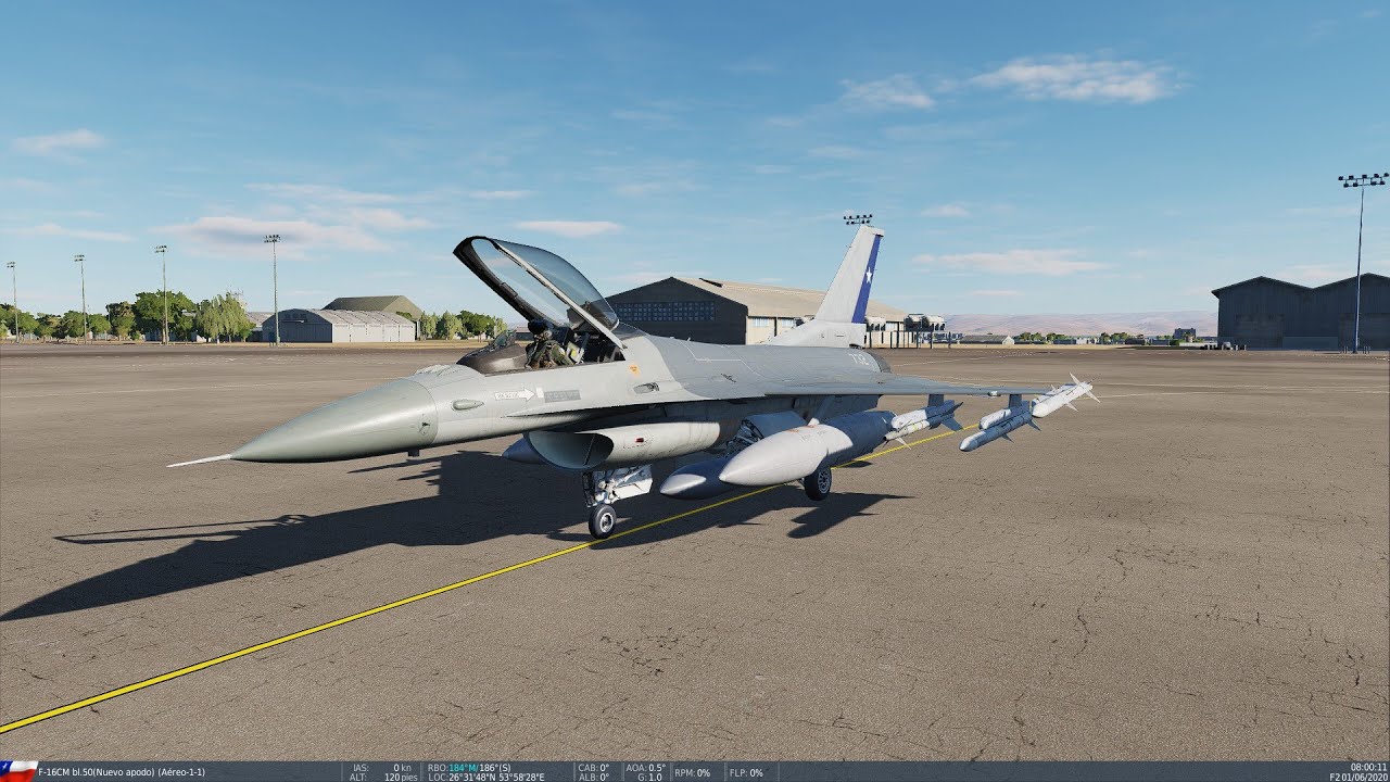 DCS F16 FACH Combate. NO MUSICA