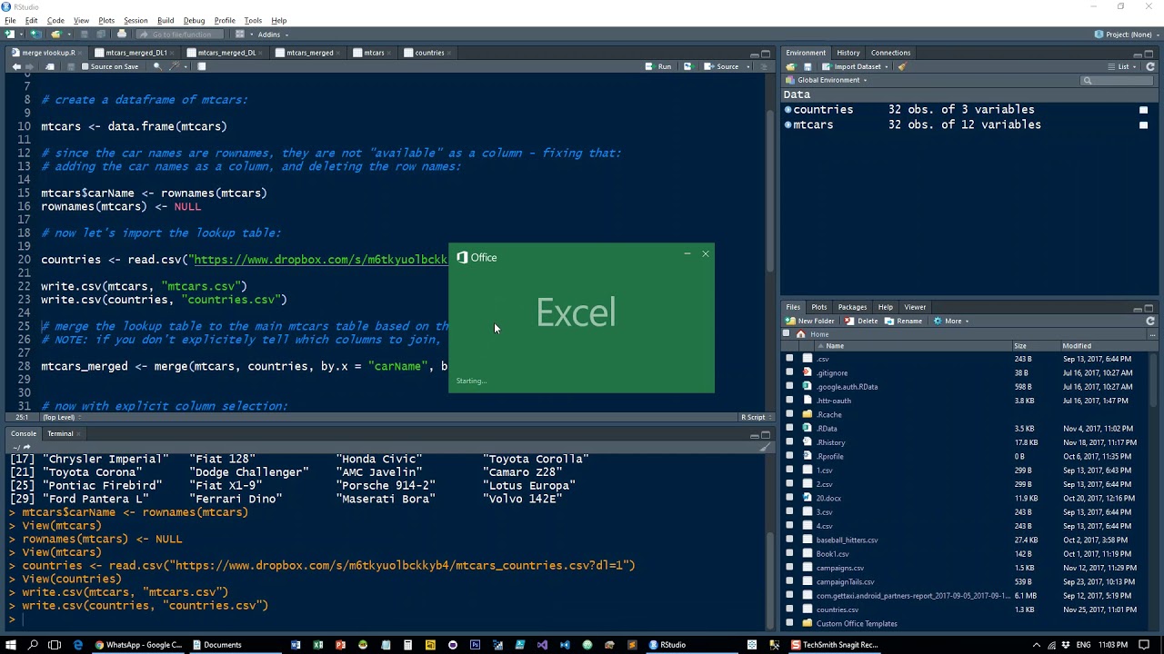 excel vlookup in R