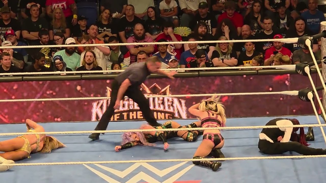 FULL MATCH: Alexa Bliss vs Charlotte Flair vs Alba Fyre Vs Candice LaRae (4-way) 6-13-25