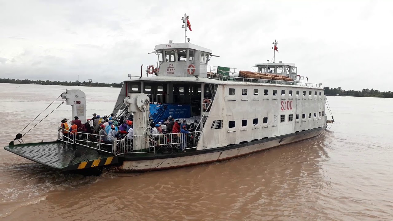 Đi PHÀ ĐÌNH KHAO kết nối Vĩnh Long và Bến Tre, bắt gặp Ninda chở chôm chôm và chiếc xe jolie rất đẹp