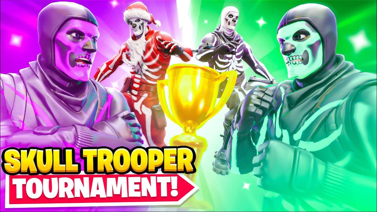 I Hosted a SKULL TROOPER ONLY Tournament for $100 in Fortnite... (cheaters caught)