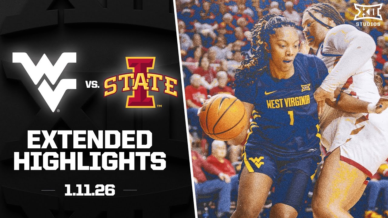 West Virginia vs. #11 Iowa State Extended Highlights | 2025-26 Big 12 Women's Basketball