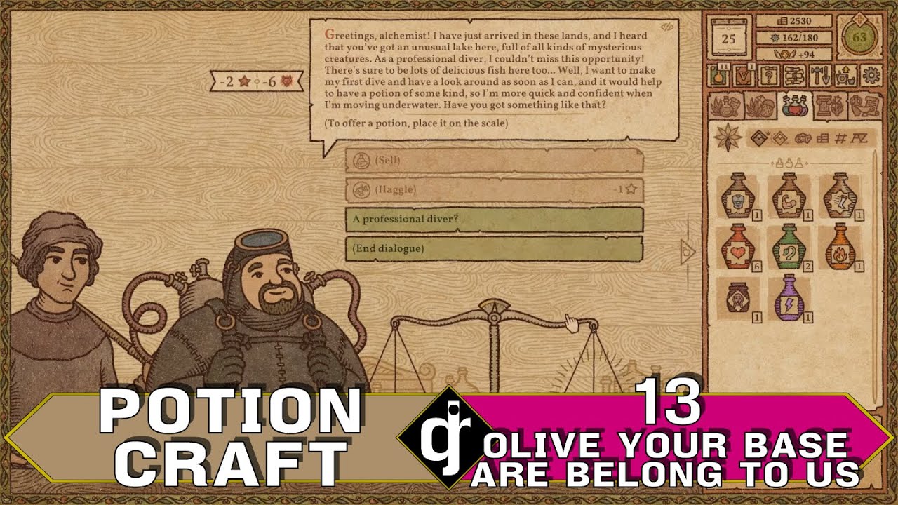 PotionCraft - 13 - Olive Your Base Are Belong to Us