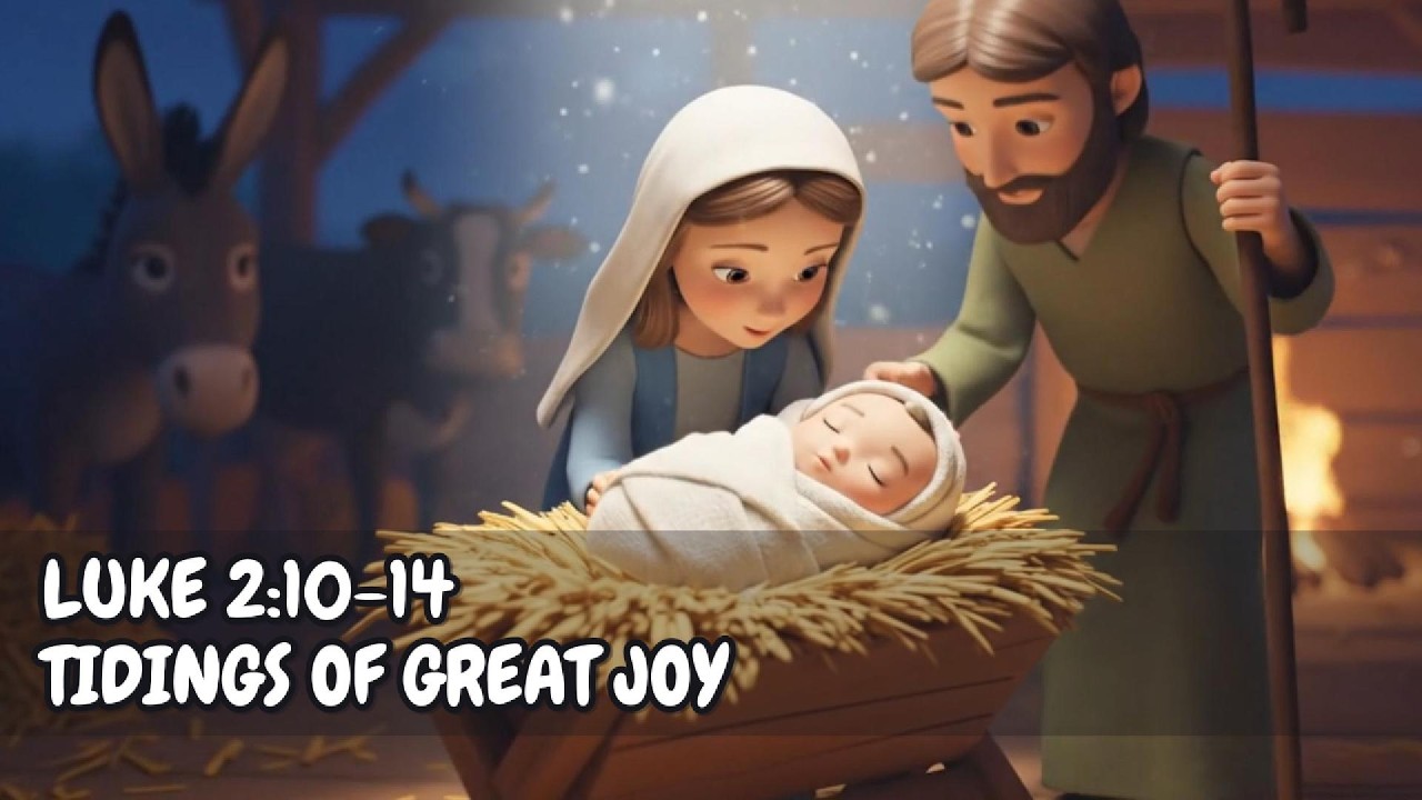 Luke 2:10-14 | Tidings Of Great Joy | Christmas Song