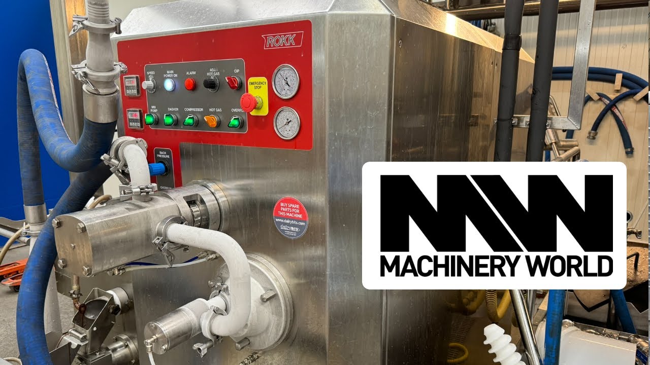 ROKK RFE 1500 Ice Cream Continuous Freezer (In Production) - Year 2019
