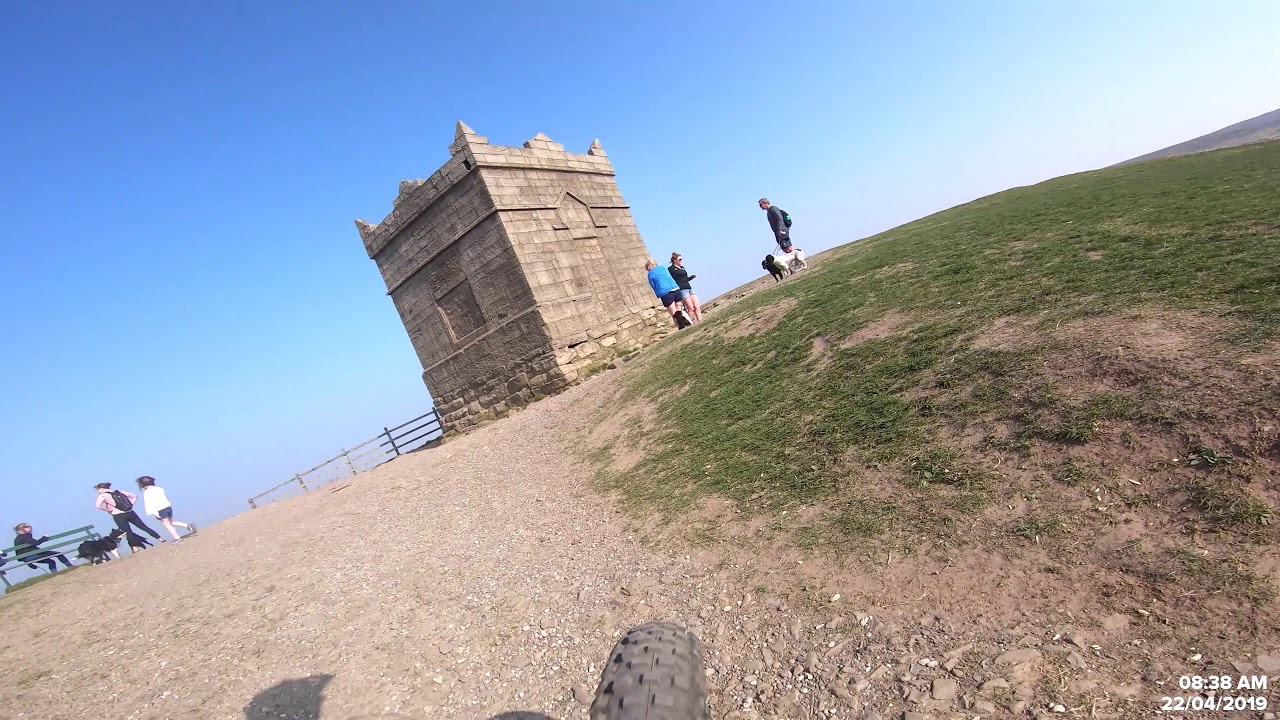 Healey Nab, Rivington Pike Tower & Liverpool Castle on ebikes in 4k (short play)