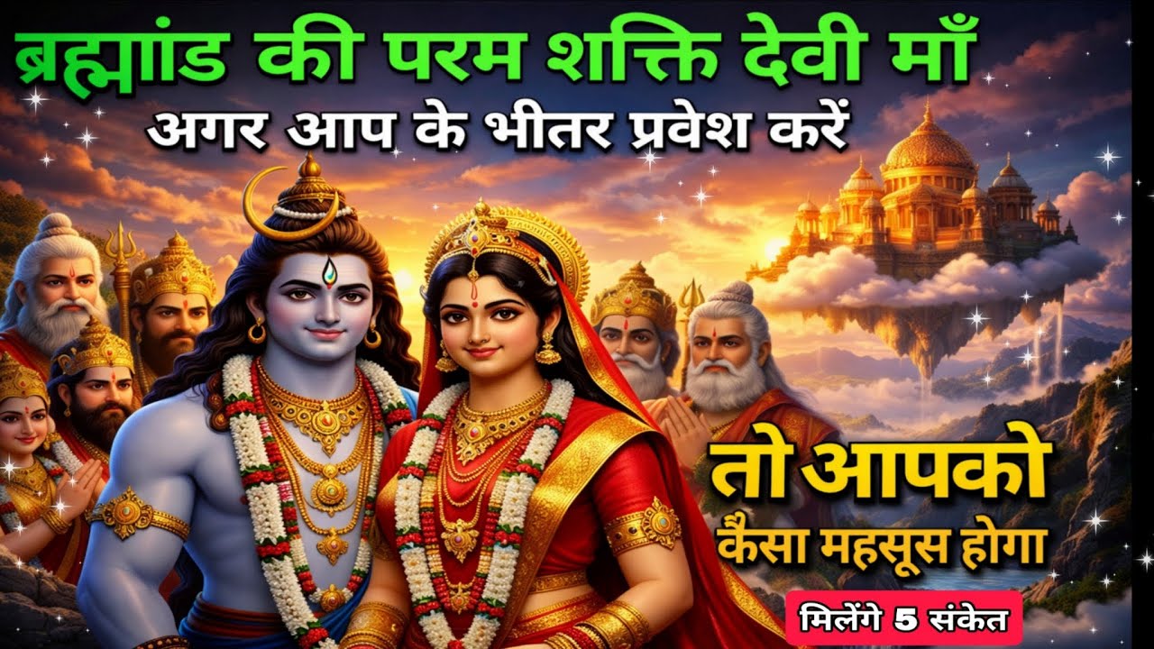 परम शक्ति देवी माँ अगर आप के भीतर प्रवेश करती हैं तो आपको कैसा महसूस होगा #shiv #mahadev 