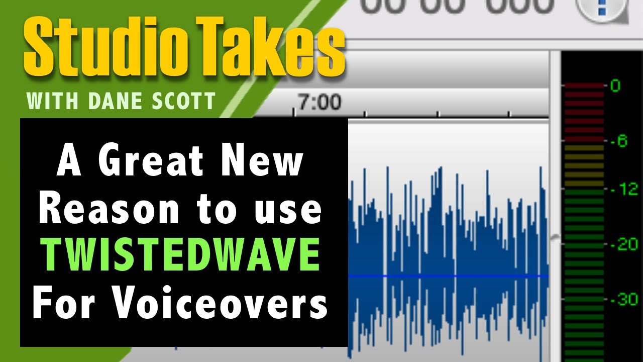 Speech Recognition   A Great NEW Reason to do Voiceovers in TwistedWave   HD 720p