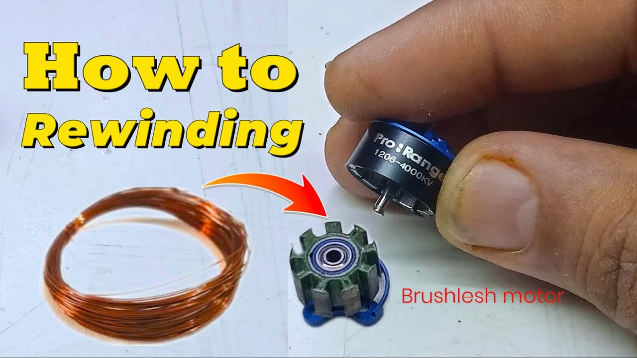 50₹ में BLDC मोटर Rewinding होगा सोचा नहीं था 😲| Drone motor rewinding करना सीखें
