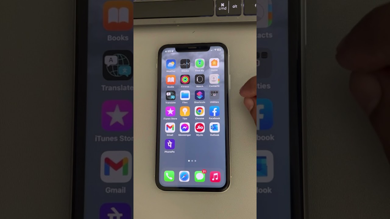 Исправление проблемы с поворотом экрана iPhone