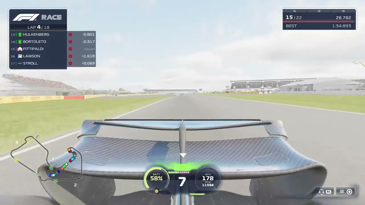 F125 game the British Grand Prix