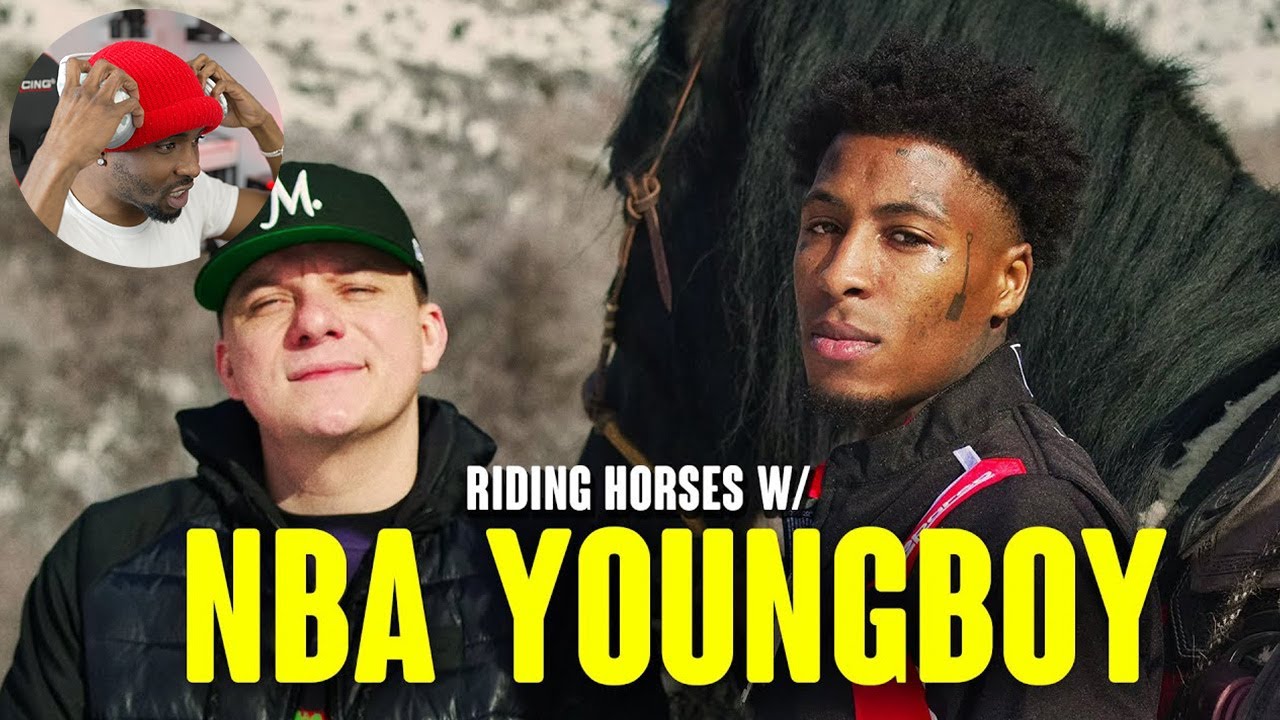 Ridin' Horses w/ NBA YOUNGBOY on Grave Digger Mountain (reaction)  #youngboy  #nbayoungboy