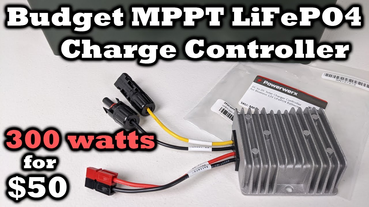 $50 Powerwerx 300 Watt Solar Charge Controller - Super Compact Budget MPPT Controller!