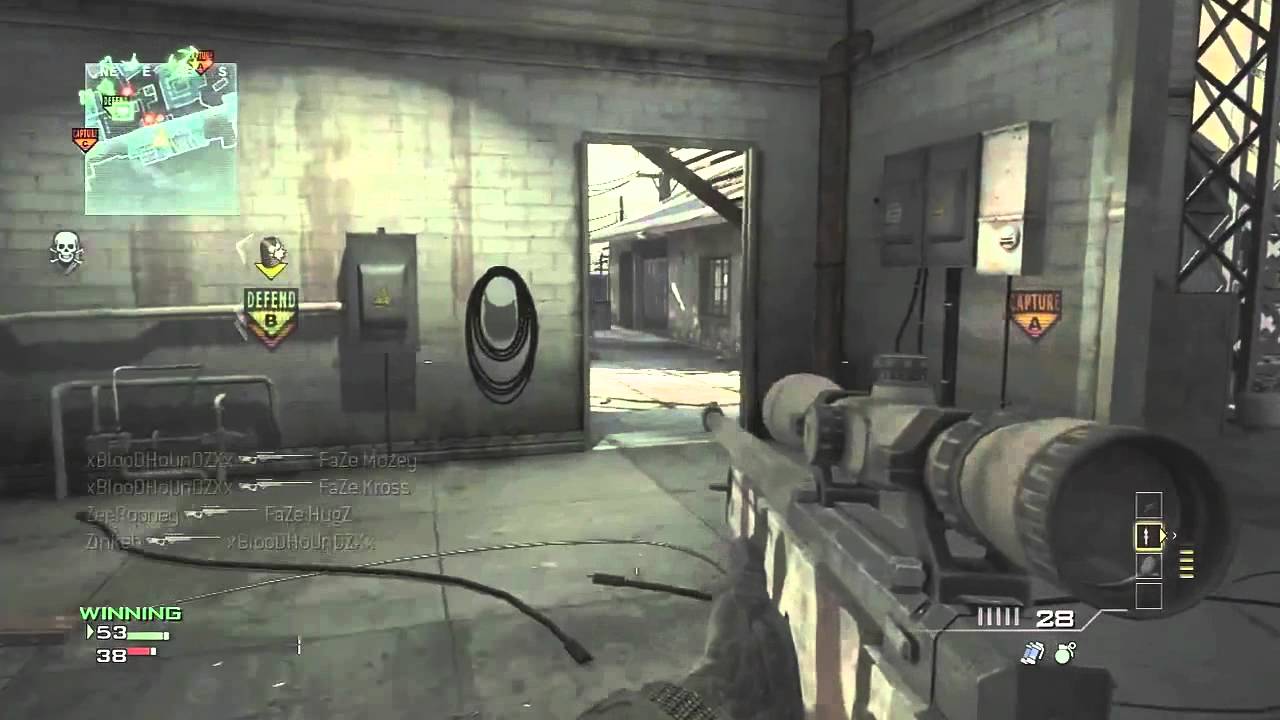 MW3 MOAB Using Only A Sniper!