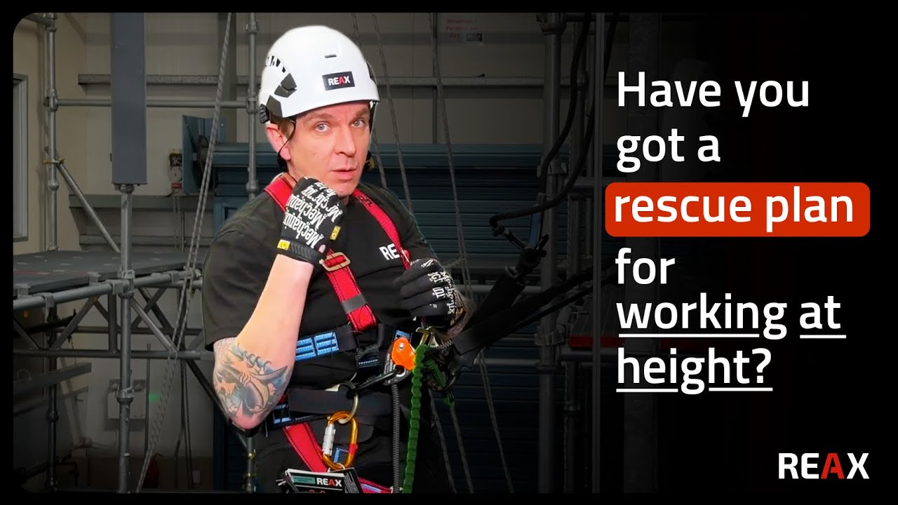 Have you got a Rescue Plan for Working at Height? It's the law - don’t hang about!