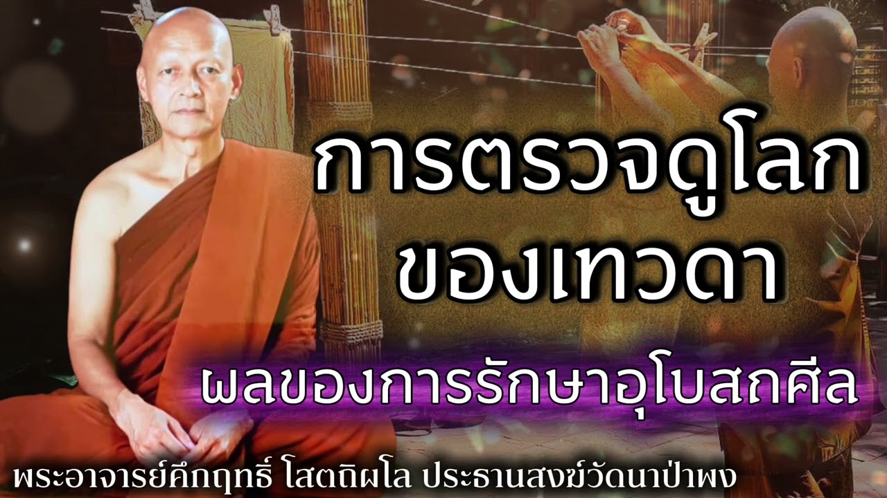 การตรวจดูโลกของเทวดา | ผลของการรักษาอุโบสถศีล #พุทธวจน 