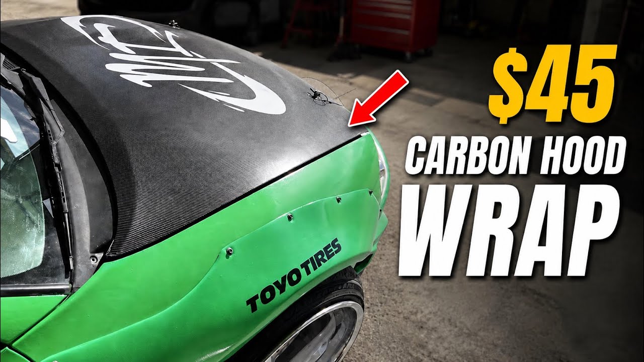 Wrapping the Widebody Eclipse Hood!