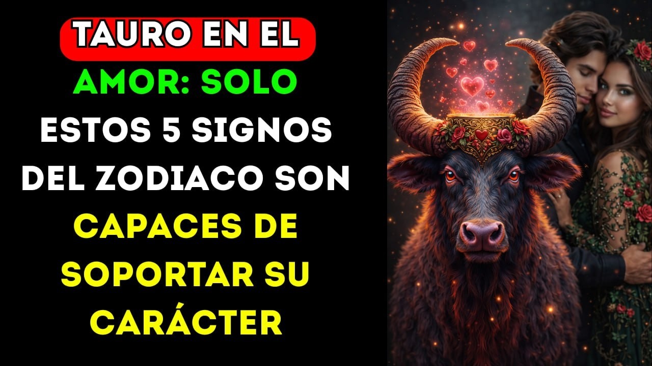 Tauro en el amor: solo estos 5 signos del zodiaco son capaces de soportar su carácter