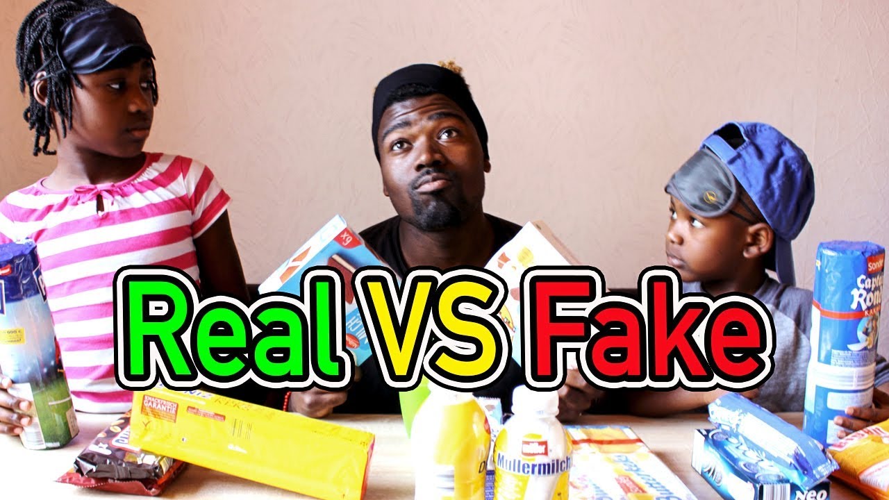 SNACKS TEST Real vs Fake | Mit Geschwister