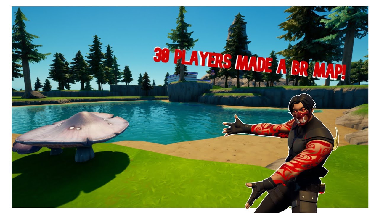 Я позволил 30 подписчикам построить мини-BR в креативе Fortnite!!!
