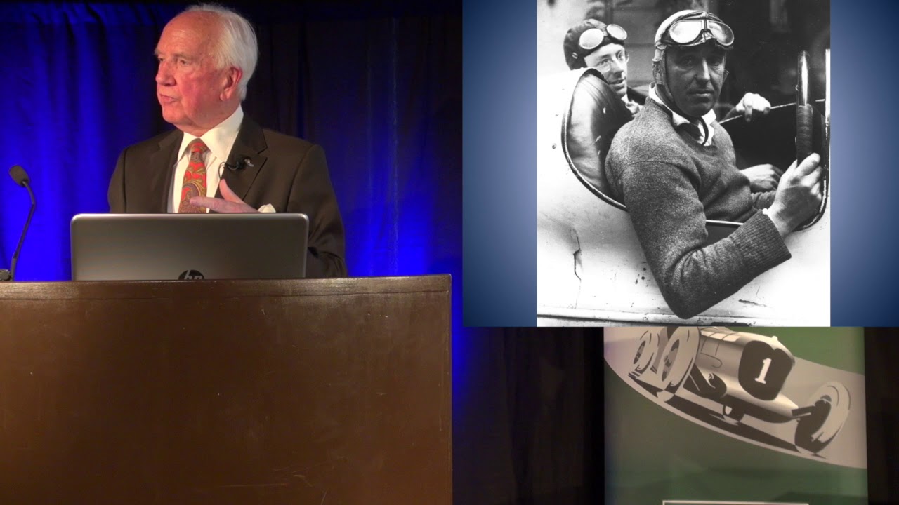 Reid Railton. Man of Speed. A talk about the great man given by the author Karl Ludvigsen.