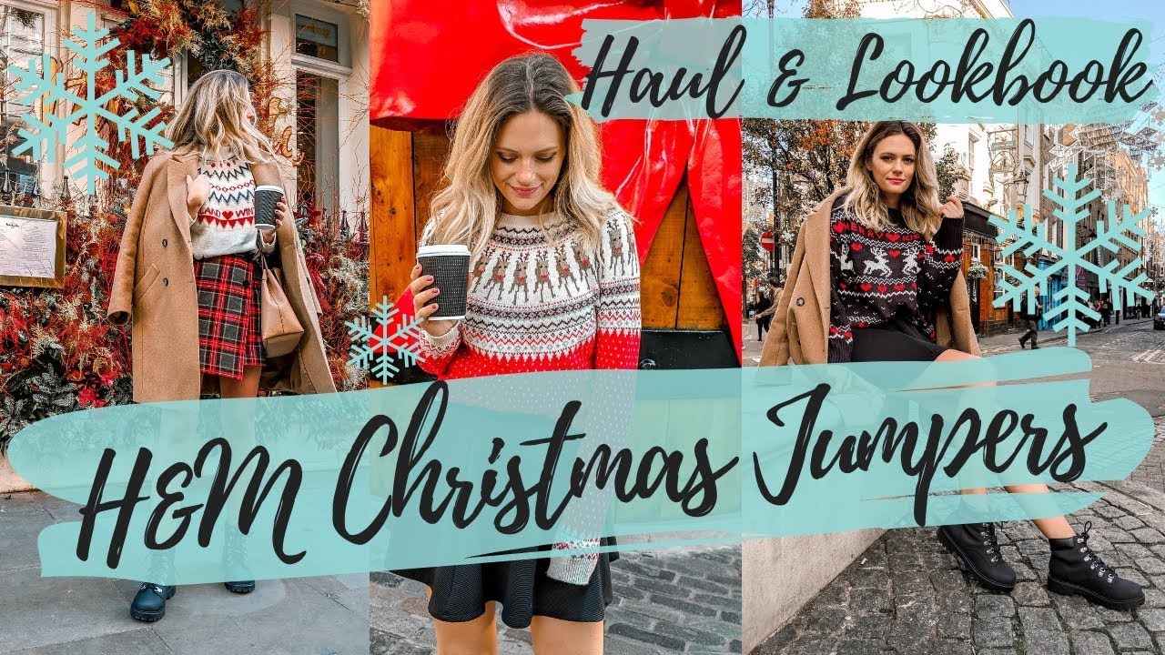 H&M HAUL & LOOKBOOK || Christmas Jumpers || COCOA CHELSEA || AD