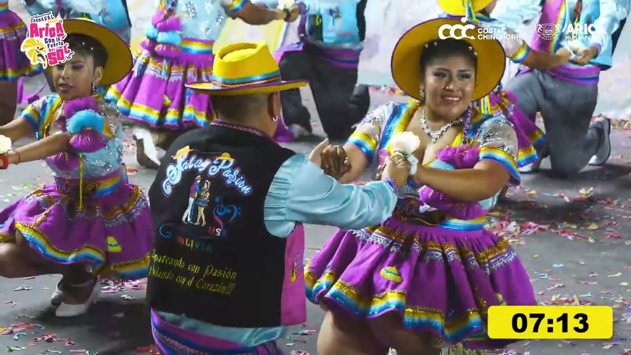 DIA 1 CARNAVAL 2026 SALAY PASION ARICA 🇧🇴🇧🇴🇨🇱🇨🇱