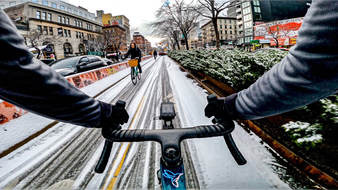 A Sprinkly, Wet, and Windy NYC Bicycle Commute from Ridgewood to SoHo