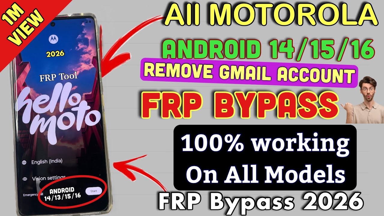 FRP Bypass  on Motorola 2026 | Android 14/15/16 | No PC | 100% working Method