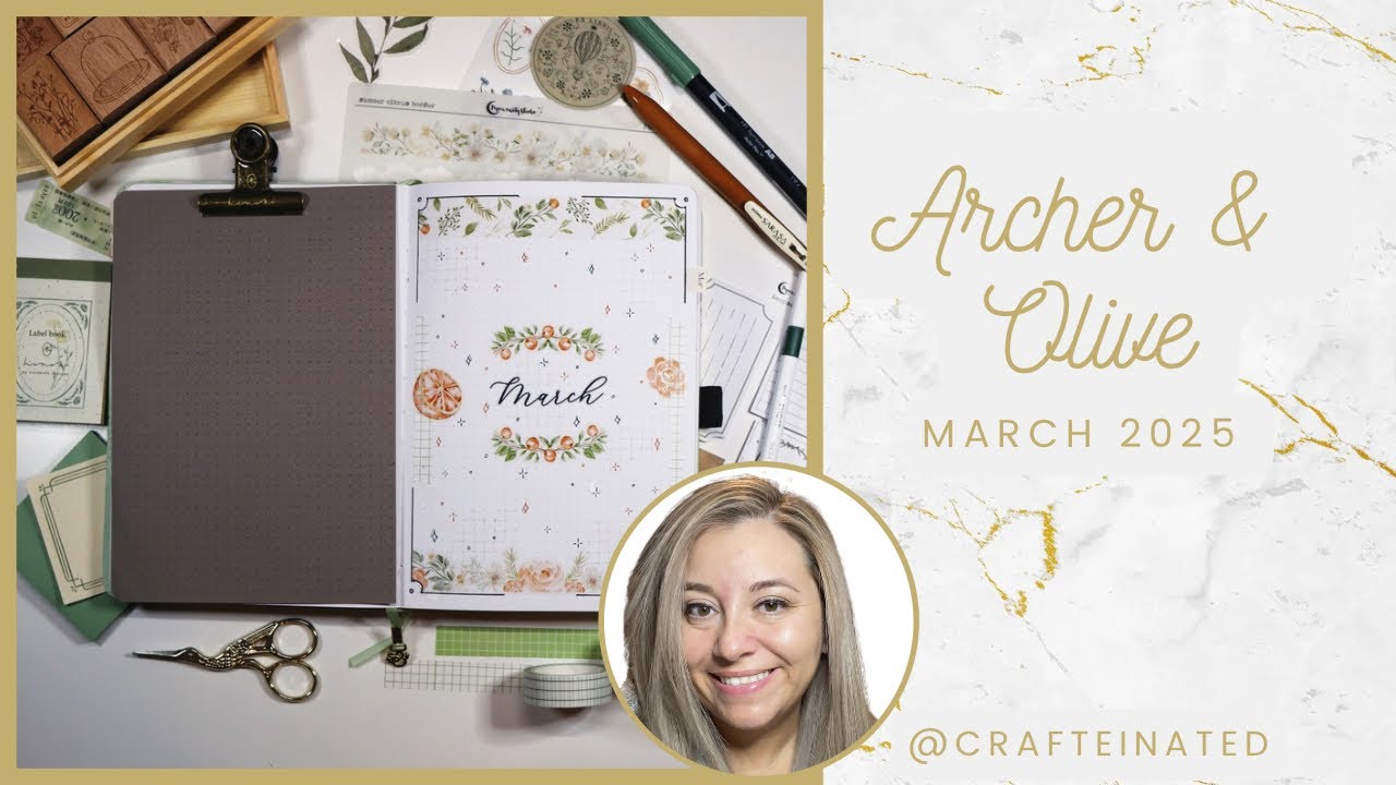 Archer & Olive Bullet Journal Setup |March 2025|