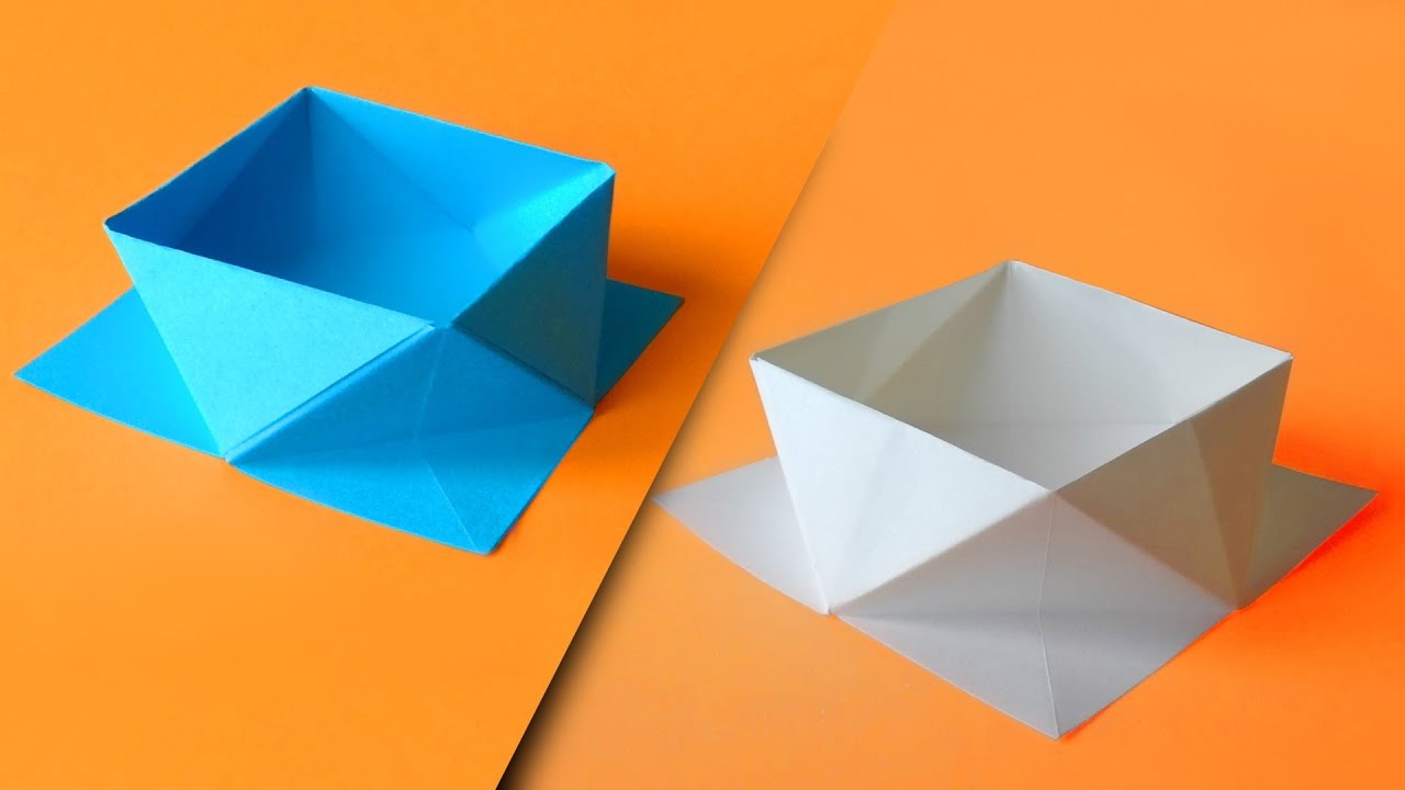 Comment faire une BOITE en ORIGAMI FACILE