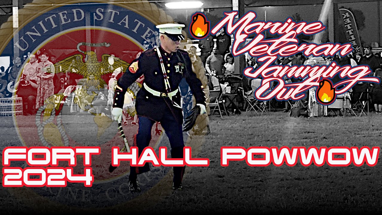 🔥Marine 🪖 Veteran Jamming Out🔥 l Fort Hall Powwow 2024