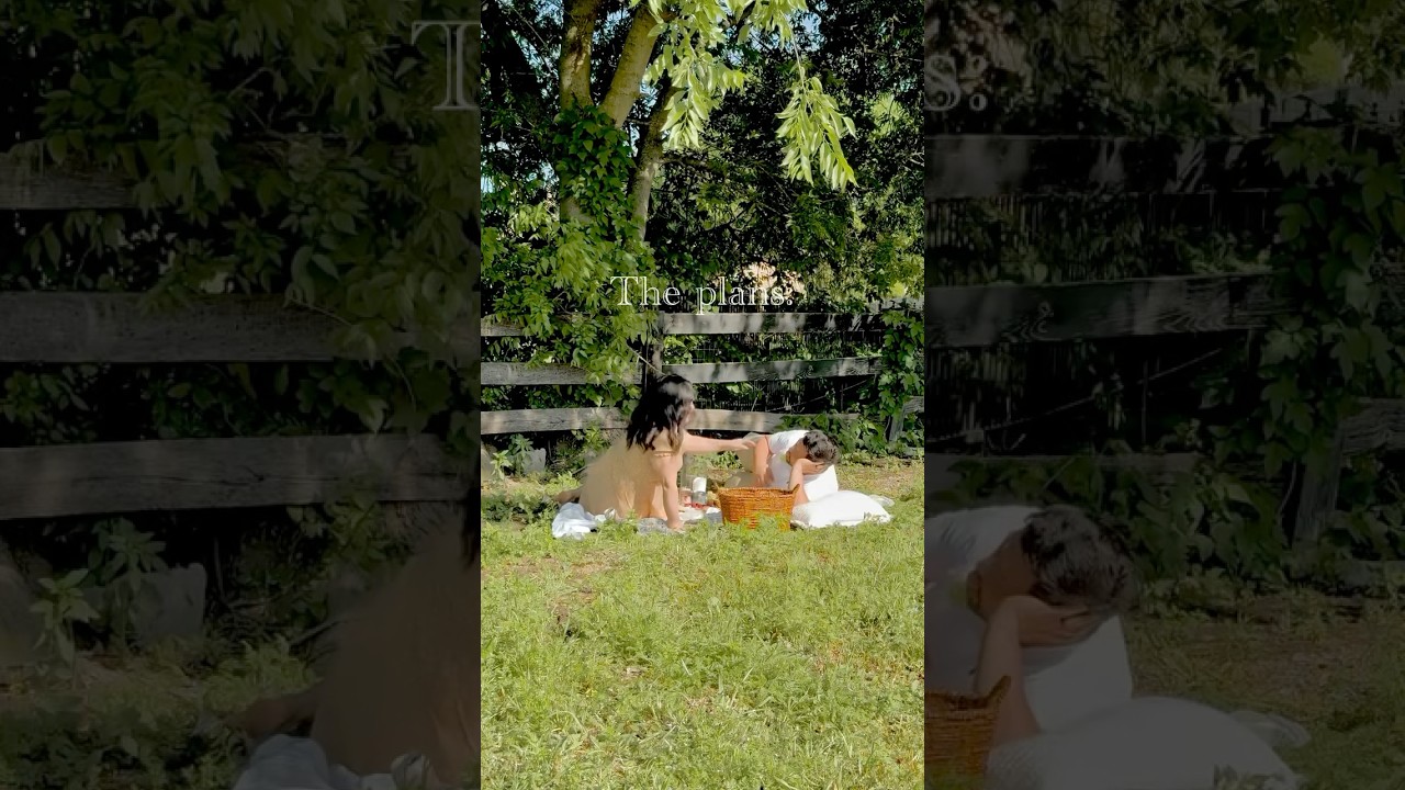 Romantic Backyard Picnic for Two 🧺 | Cozy Outdoor Date Idea