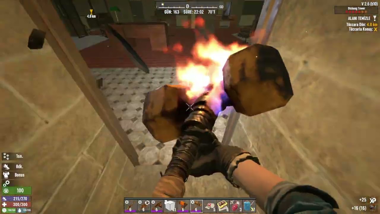 7daystodie 15. bölüm part 2 ( HAZİNE KEŞFİ )