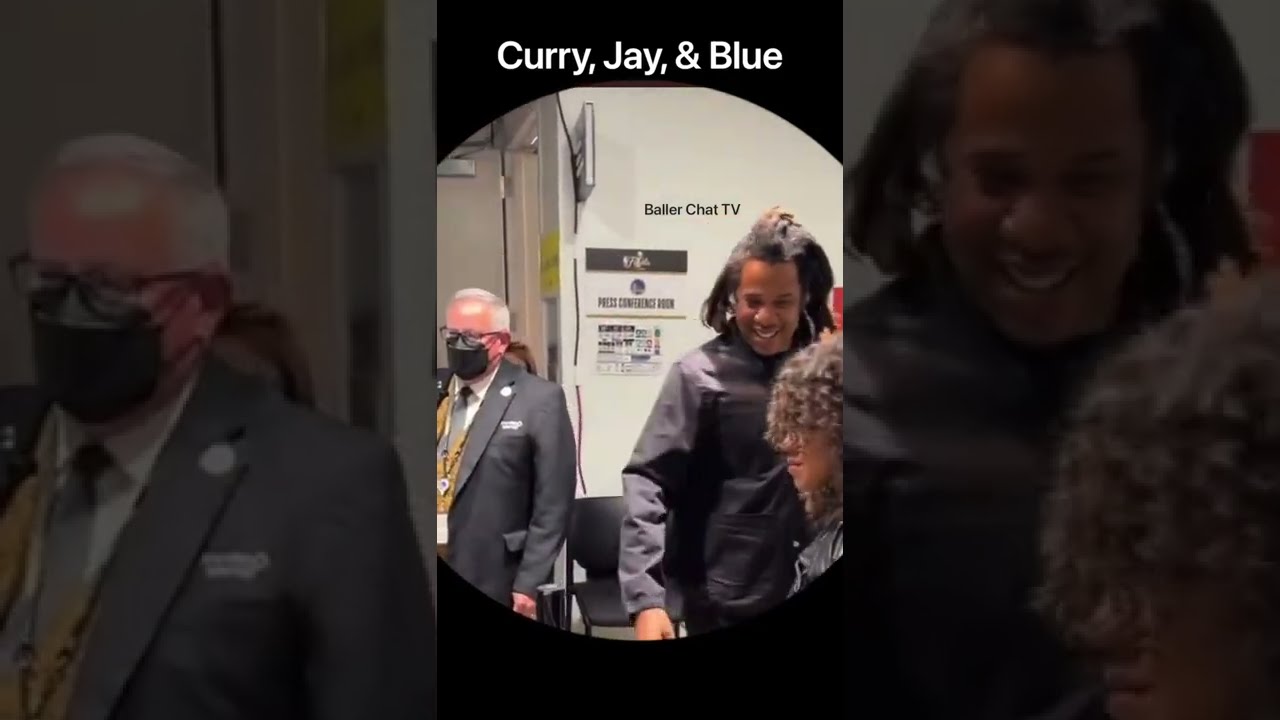 Jay Z, Blue Ivy, & Stephen Curry After Game 5 🔥🏀🚨