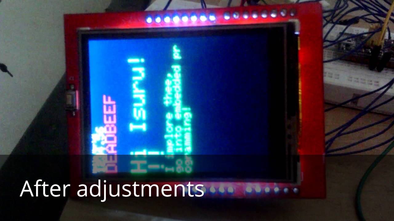 ILI9341 8 bit parallel 8080 interface on STM32duino