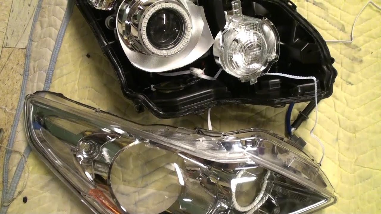G37 RGB LED Angel Eyes Installation