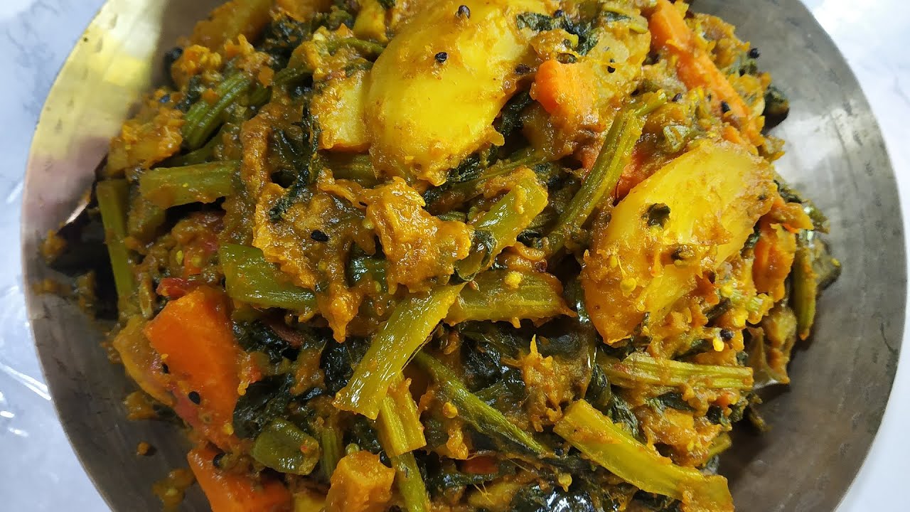 ভোগের খিচুড়ির জন্য পারফেক্ট নিরামিষ লাবড়া রেসিপি | Pujor Bhoger Labra | Bengali Mix Veg Recipe