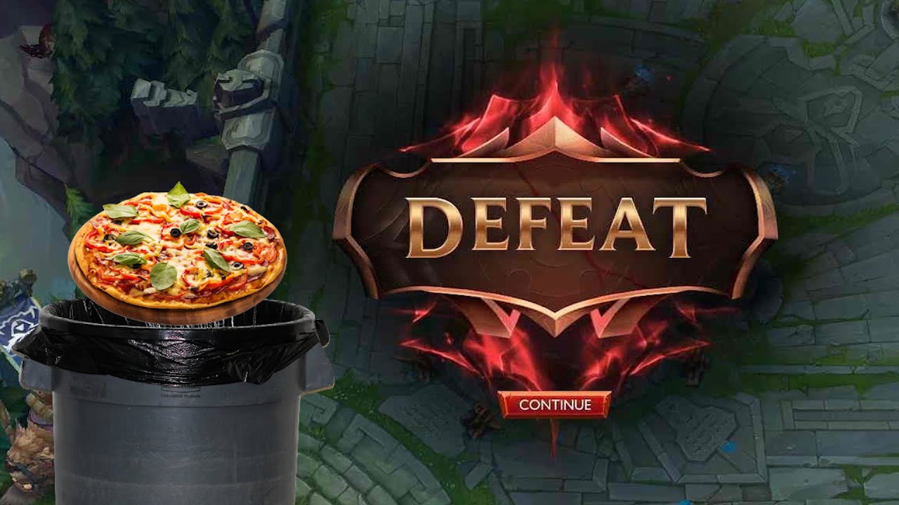 PIZZA DO ŚMIECI CHALLENGE (League of Legends)
