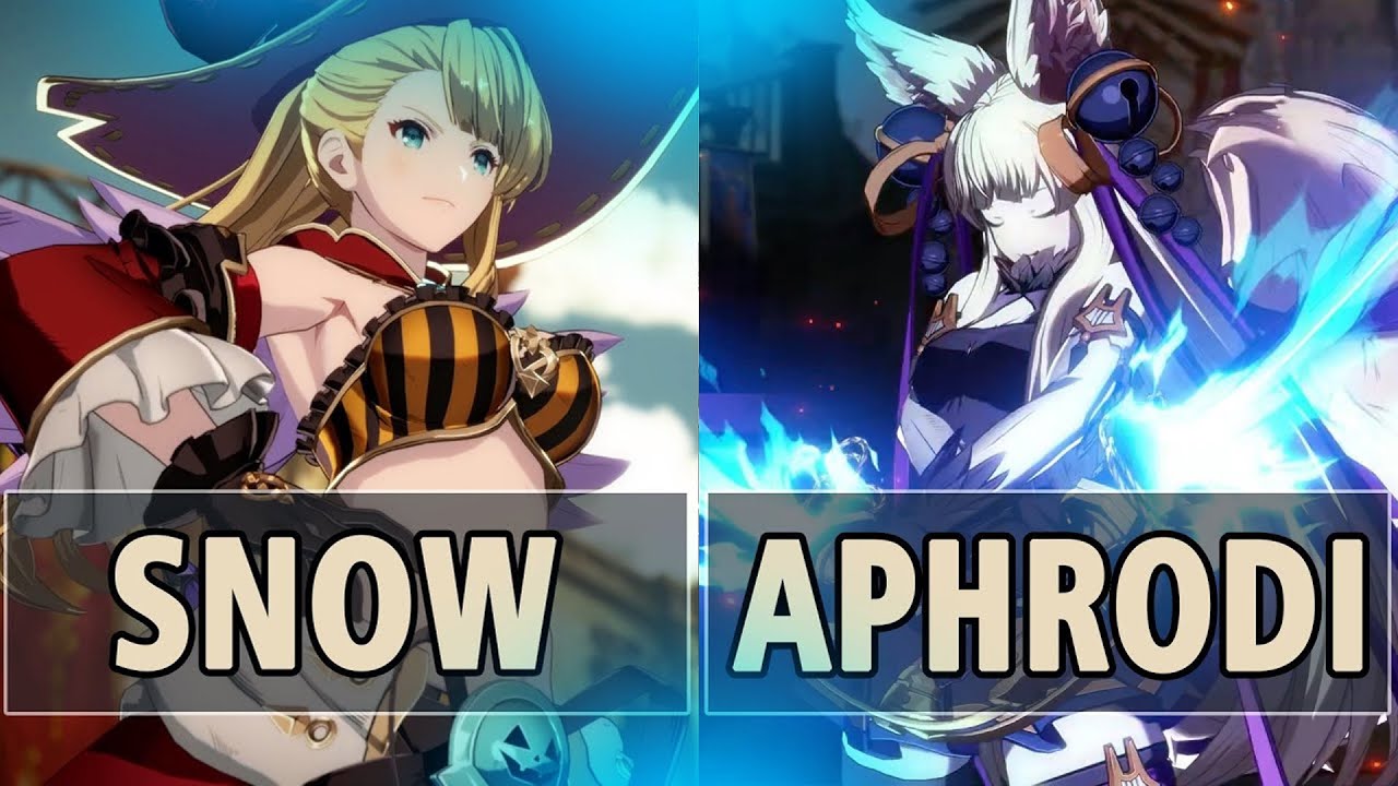 GBVSR:🔥Snow (Beatrix) Vs Aphrodi (Yuel)🔥| High Level Gameplay.