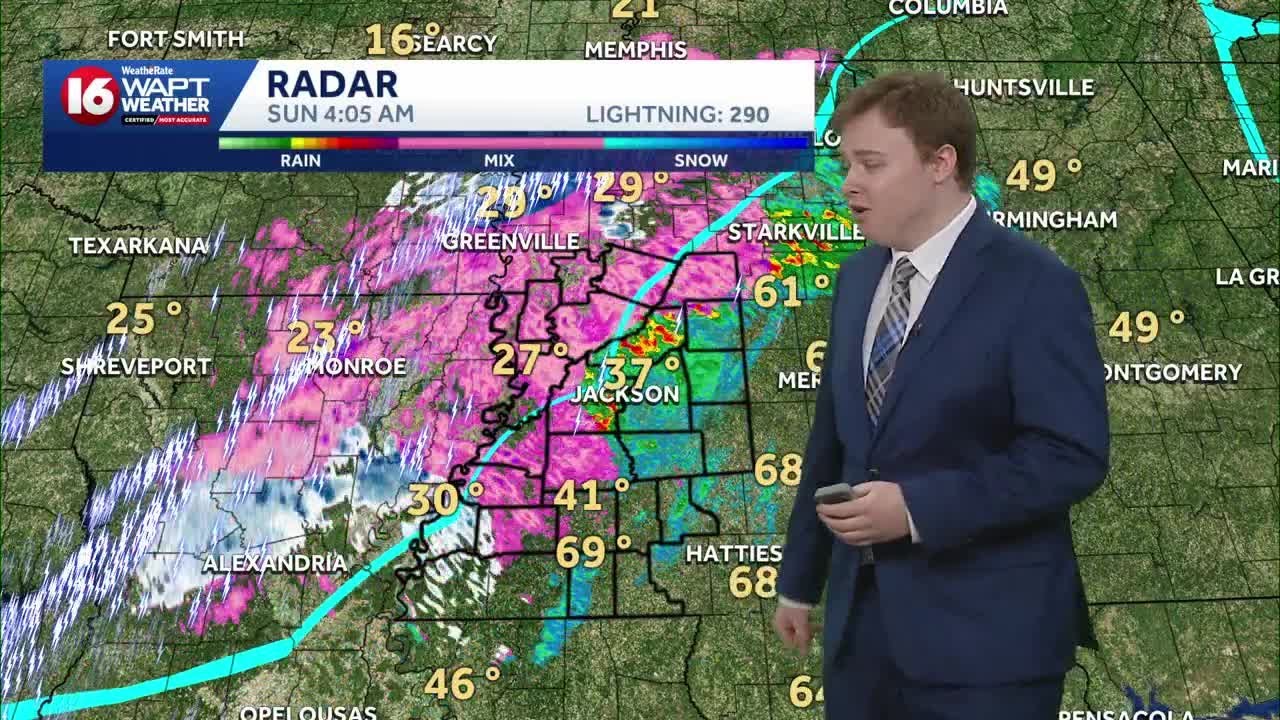 Icy conditions precede Arctic cold