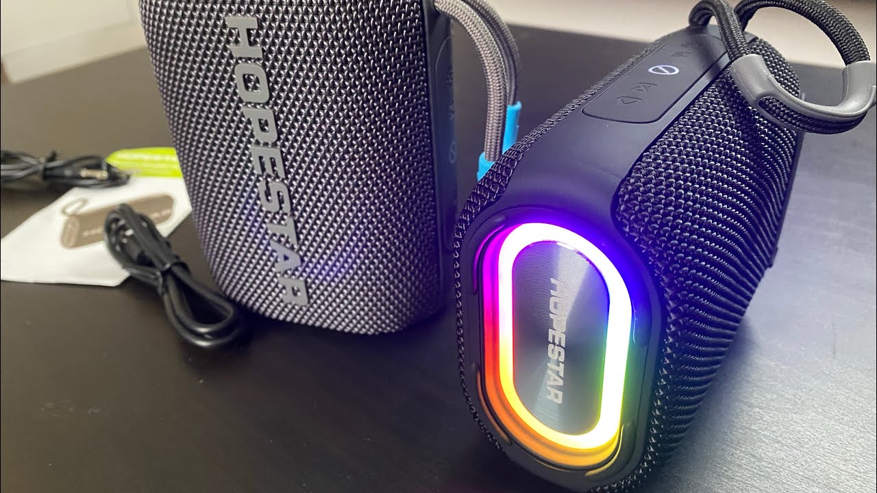 Обзор‼️Hopestar H54 блютуз Колонка. 💥 отличный громкий звук + подсветка