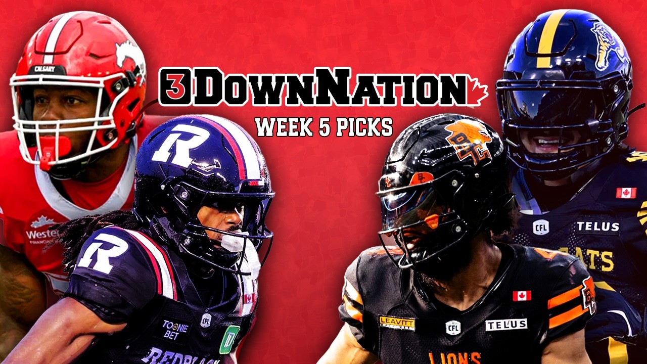 Week 5 CFL picks and predictions